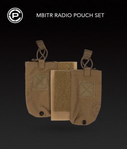 Crye MBITR Radio Pouch Set